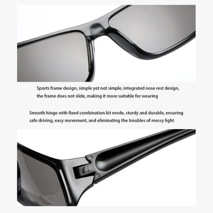 KLASSNUM Classic Night Vision Glasses Men Anti-Glare Yellow Lens Sunglasses Women Night Driving Glasses UV400 2026 New  In