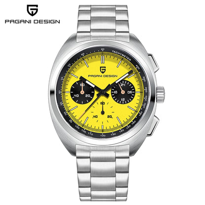 PAGANI DESIGN 2026 NEW Turtle Back Chronograph 1782 Watch for Man Fashion Men's Quartz Watch Luminous relogios masculino