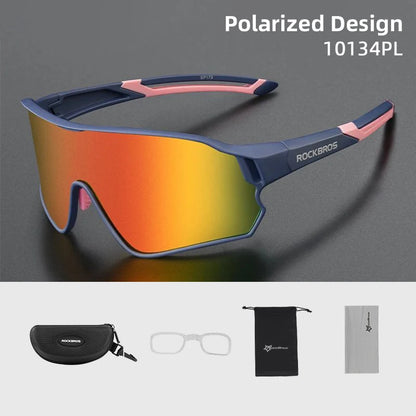 Ochelari de soare polarizați ROCKBROS, ochelari de protecție pentru sport, ochelari pentru bicicletă, drumeții în aer liber, camping, golf, ochelari de ciclism, UV400