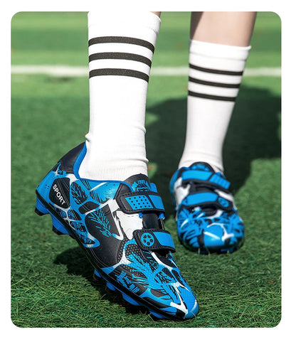 Soccer Cleats for Men and Women Breathable Lightweight Anti-Slip Firm Ground for Outdoor Football Training Match Sports