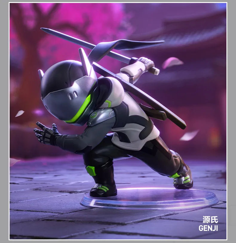 POP MART Overwatch Play of The Game Series Blind Box Mystery Box – urocze zabawki, ozdoby, figurki, dekoracje do domu, modele na biurko i lalki
