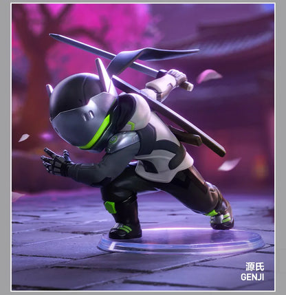 POP MART Overwatch Play of The Game Series Blind Box Mystery Box – urocze zabawki, ozdoby, figurki, dekoracje do domu, modele na biurko i lalki