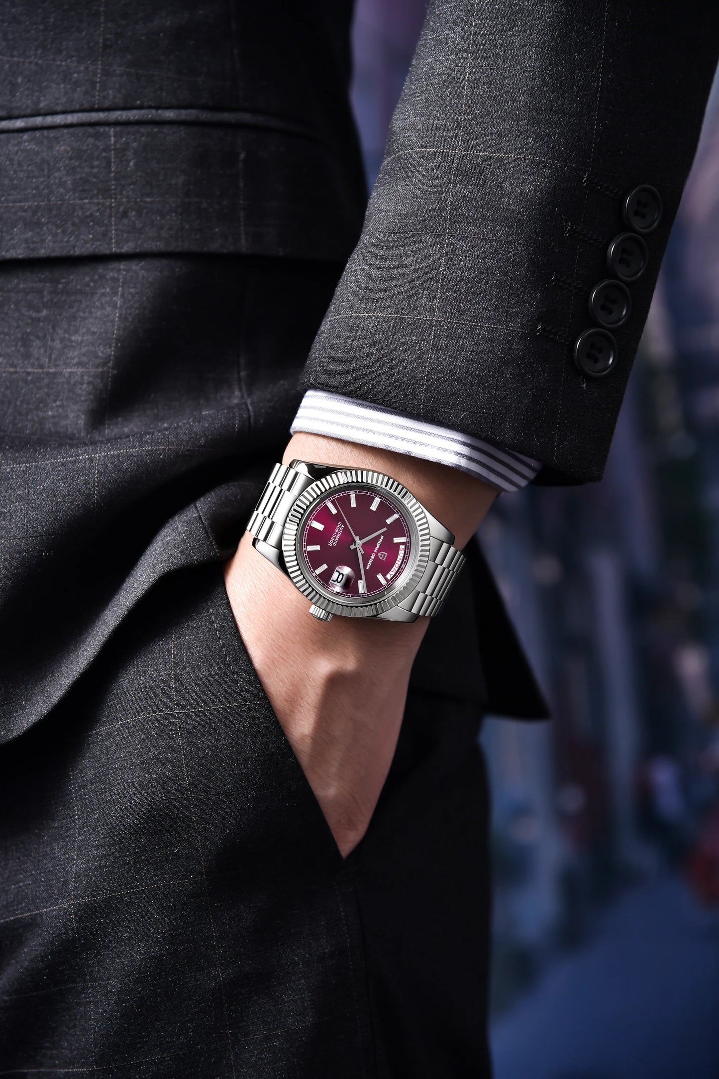PAGANI DESIGN 2026 New DD40 NH36A Men's Watches Luxury Automatic Mechanical Watch For Men AR Sapphire Glass Date Wrist watch Men