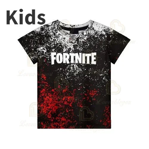 Camiseta 3D Red Jade Fortnite Anime Battle Royale para hombre, mujer y niños - Camiseta Pelly, regalo de cumpleaños para niñas y niños