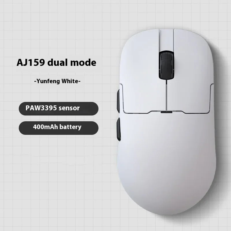 AJAZZ AJ159 APEX Maus Tri-Mode Wireless 8K PAW3950 Sensor Low Latency Gaming-Maus mit Ladestation, anpassbar, leicht, für PC-Gamer
