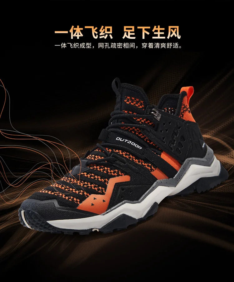 RAX Winter Hiking Boots Men Waterproof Breathable Outdoor Sports Sneakers for Men Trekking Boots Mountain Trekking Shoes Bigsize