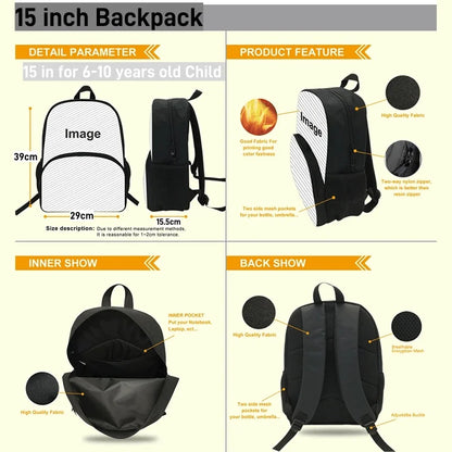 Mochilas Classic Game Fortnites para Crianças, Rapazes e Raparigas, Presente de Aniversário para Estudantes, Mochilas Escolares Infantis de Grande Capacidade, Duráveis, para Campismo