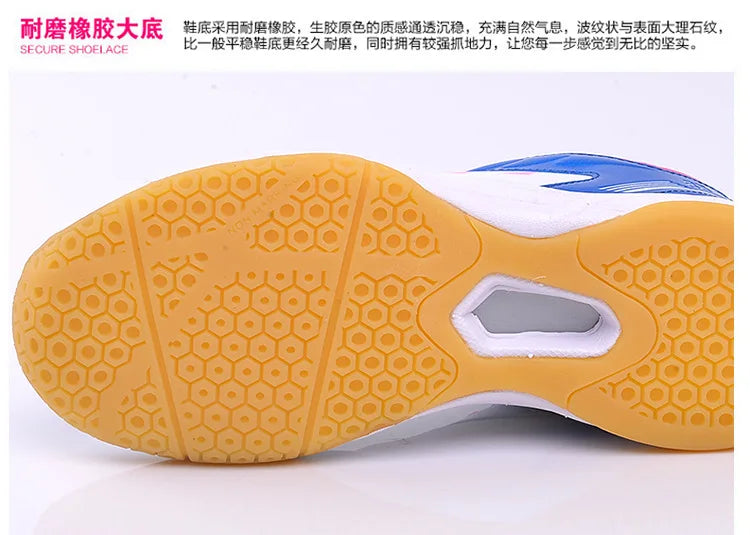 New Badminton Shoes Professional Competition Men and Women Unisex Sports Shoes Tennis Shoes Lightweight Table Tennis Sneakers