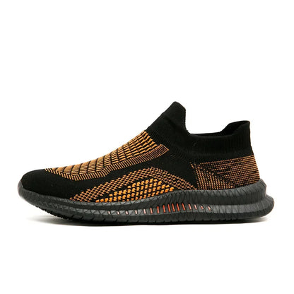 Lightweight Men's Walking Shoes Outdoor Soft Male Casual Shoes Flexible Breathable Men Loafers Slip-On Footwear Sneakers 39-48