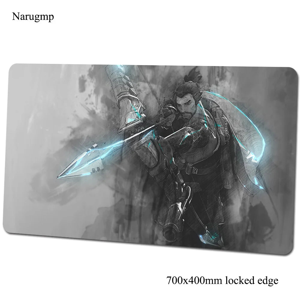 Alfombrilla de ratón Overwatch 700x400x3mm gaming anime con personalidad, esterilla de escritorio para oficina y notebook, regalo para niño, padmouse para juegos PC gamer