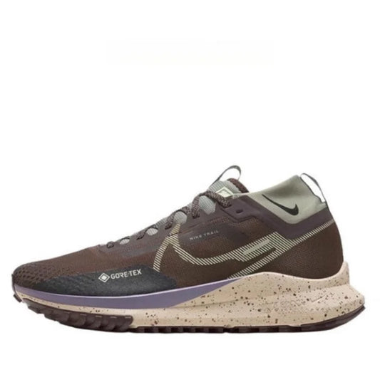 Nike Lightweight Cushioning Strong Grip Men's Outdoor Trail Running Shoes New Comfortable Soft Sole Support Daily Walking Light Running Shoes Pegasus Trail 4 Earth Tone Trendy Casual Sports Shoes Popular Item Hf5707-201