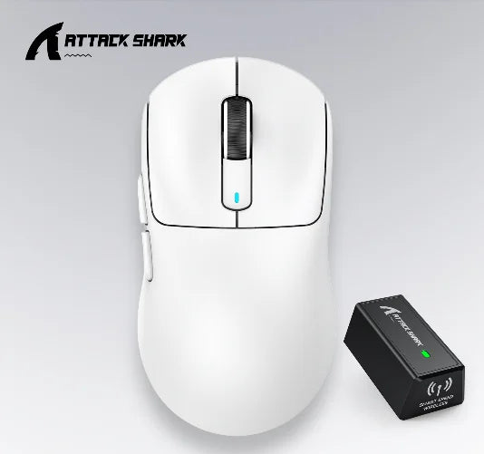 ATTACK SHARK X3 miš s tri načina rada 1K Hz, X3Pro Bluetooth bežični miš 4K Hz, lagan, PAW3395, brzina praćenja 650IPS