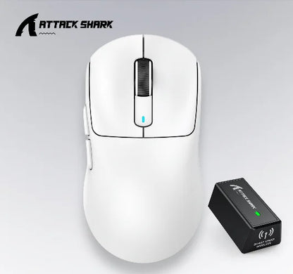 ATTACK SHARK X3 miš s tri načina rada 1K Hz, X3Pro Bluetooth bežični miš 4K Hz, lagan, PAW3395, brzina praćenja 650IPS