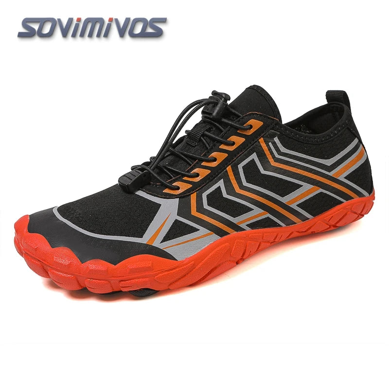 Green Water Shoes For Men Aqua Upstream Shoes New Breathable Mesh Beach Sandals Summer Sport Shoes Women Swimming Shoes Slippers