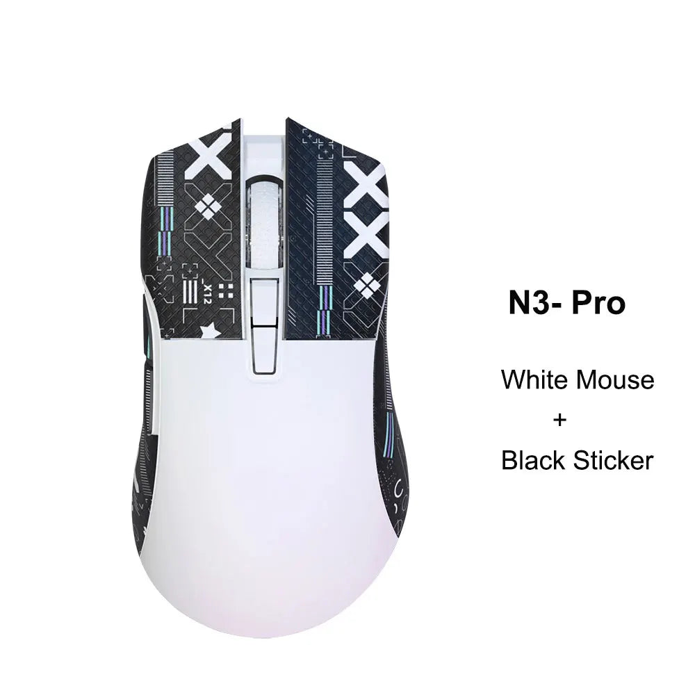 Motospeed Darmoshark N3 Pro Bluetooth – bezprzewodowa mysz gamingowa Double 8K, trójtrybowa, ładowalna, PAW3395, 64g, ergonomiczna mysz dla graczy