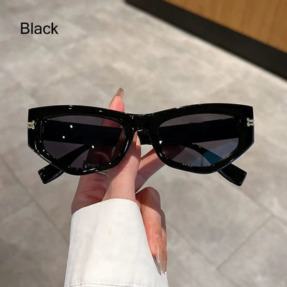 Vintage Cat Eye Sunglasses Men Women New in Fashion Irregular Gradient Eyewear Shades Luxury Brand Designer Sun Glassses 2025