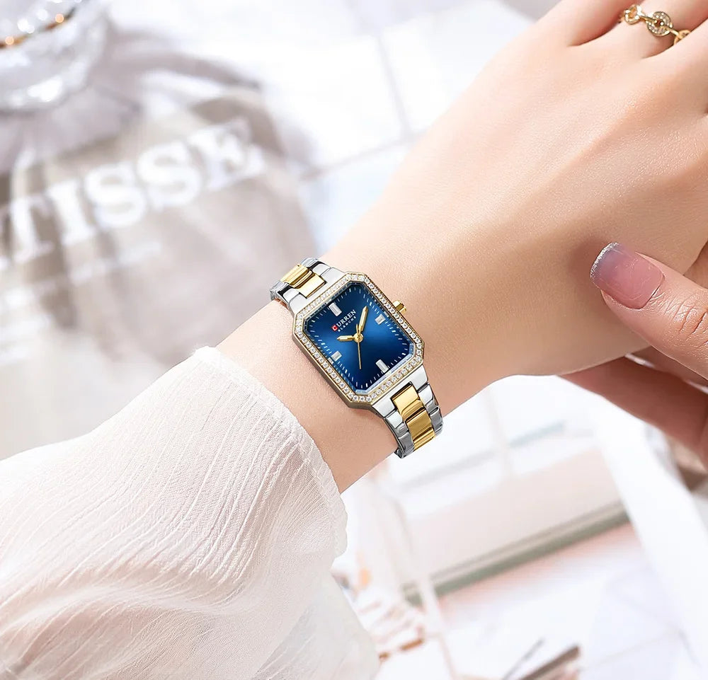 CURREN Elegant Quartz Ladies Wristwatch Top Brand Original Watch For Women Luxury Waterproof Luminous Watches