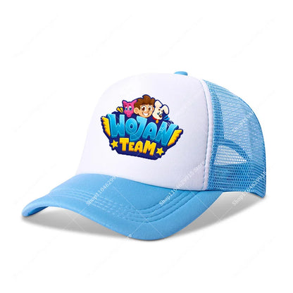 Wojans Team Baseball Cap Cartoon Anime Hot Game Printed Headwear Summer Adjustable Fashion Blue Sport Casual Hats Birthday Gift