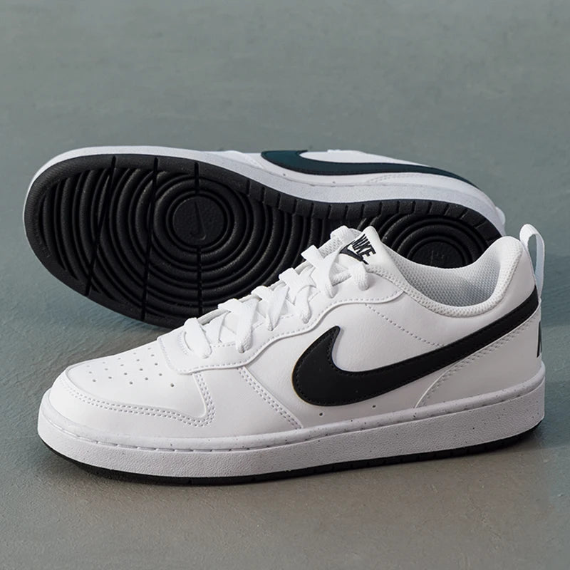 Nike Women's Shoes Court Borough Low (Gs) Sports Shoes, Fashionable Casual Shoes, Lightweight and Comfortable Low-Top Sneakers Dv5456-104