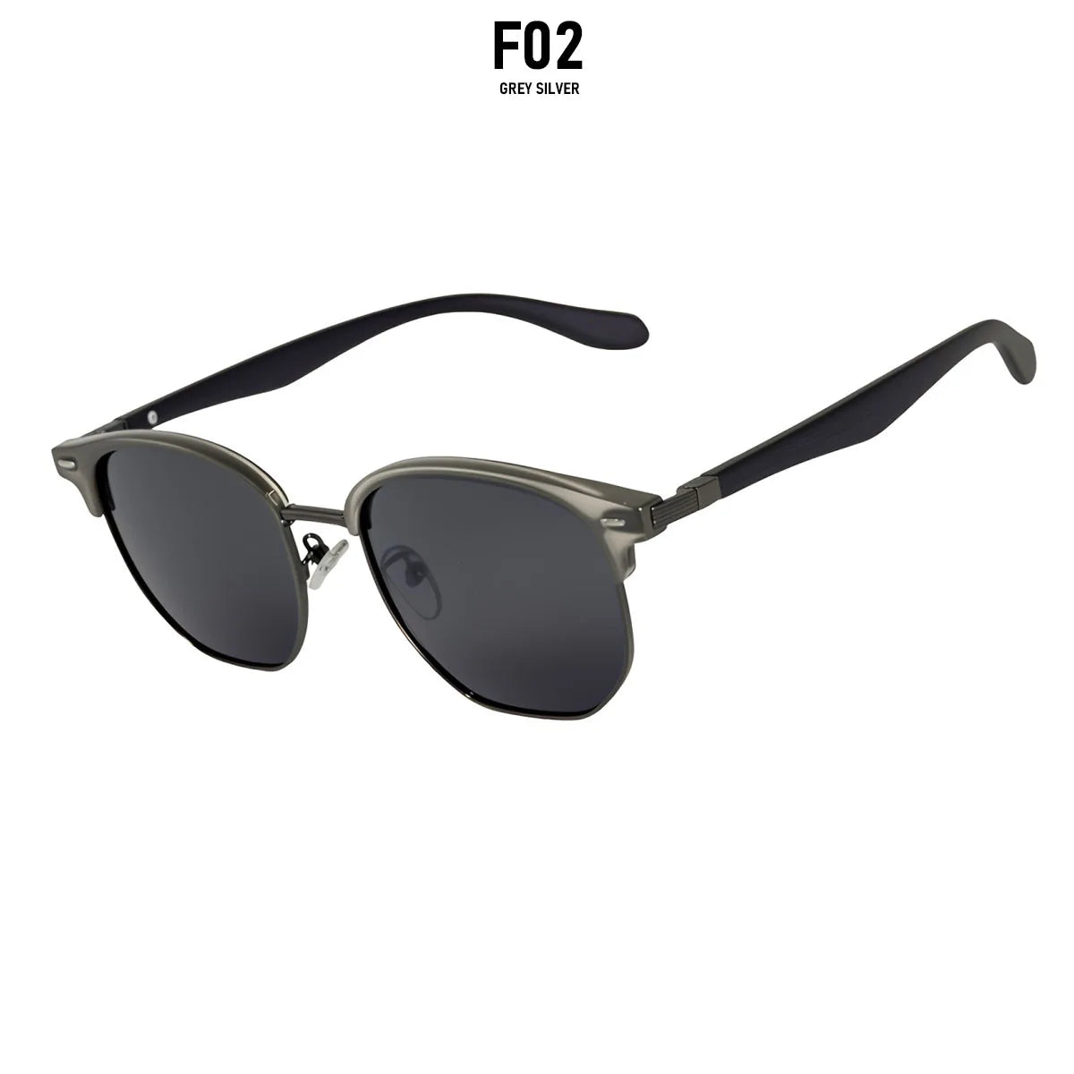 Ochelari de soare polarizați pentru bărbați, lentile semi-fără ramă, ochelari de soare vintage retro pentru femei, ochelari de soare la modă pentru vacanță, Gafas De Sol Hombre