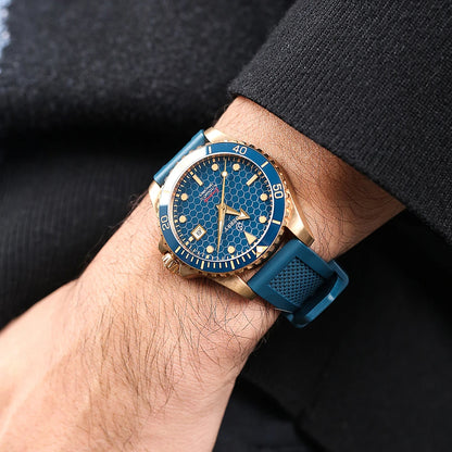Boderry Bronze Watch Seaturtle Titanium Diver Luxury Wristwatch Automatic Mechanical Wristwatch Sport 200M Waterproof Luminous