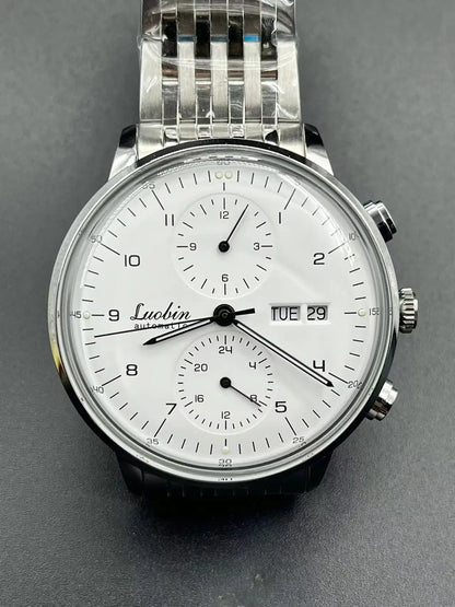Luxuriöse Automatikuhr für Herren, mechanisch, selbstaufziehend, Business-Armbanduhr aus Edelstahl mit Leuchtanzeige, Relojes Para Hombre 2020