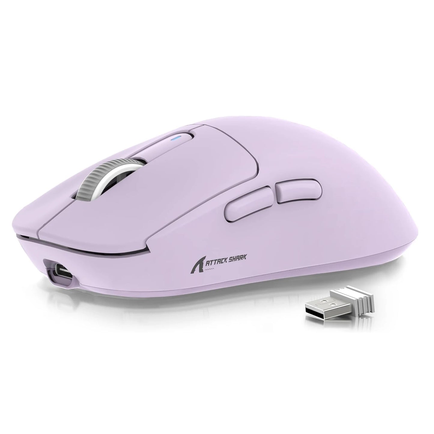 ATTACK SHARK X3 Wireless Gaming Mouse, 49g Ergonomic PC Mouse, Triple Modes PAW3395 26K DPI Optical Sensor, Programmable Buttons