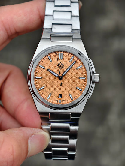 IX&DAO 2026 New Warrior 37mm Men's Automatic Mechanical Watch Miyota 9015 Top Sapphire BGW-9 Stainless Steel Waterproof 10Bar