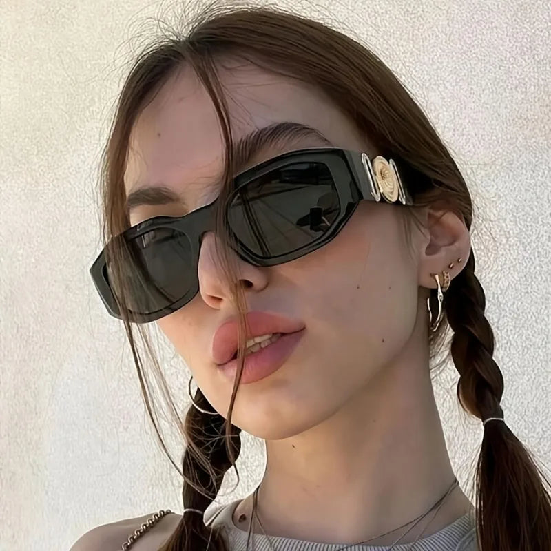 1 buc. Ochelari retro unisex Y2K ultra-ușori, potriviți pentru uz zilnic, petreceri și cadouri pentru începerea anului școlar.