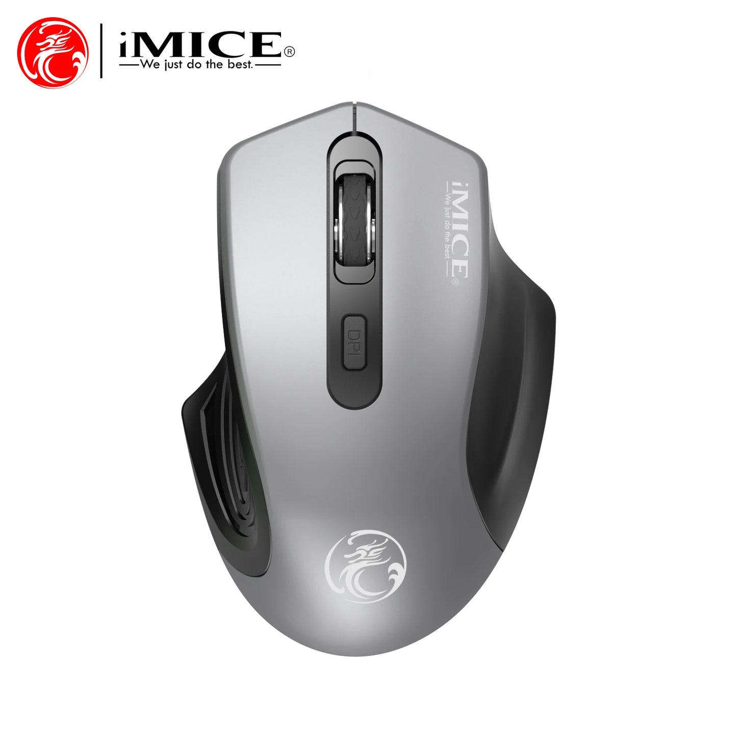 Silent 2.4G USB Wireless Mouse Battery Style Optical Tracking Computer Mice Receiver Soundless Mice For Office Laptop Ipad Mac