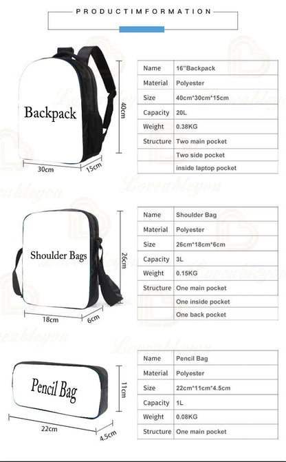 Pencil Case Big Canvas Kawaii Pencil Bags Pen Case for Boys Girls Fortnite Print School Supplies Stationery Teens Birthday Gift