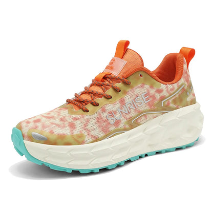Unisex Running Shoes, Mesh Breathable Anti-Slip Lightweight Casual Sports Sneakers, Grip Comfortable Outdoor Trainer Footwear