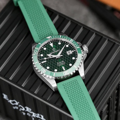 Boderry Bronze Watch Seaturtle Titanium Diver Luxury Wristwatch Automatic Mechanical Wristwatch Sport 200M Waterproof Luminous