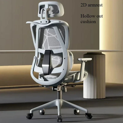 Office Chair Gaming Desk Ergonomic Computer Adjustable Armrests 3D Headrest Chair Lift Chair Back Can Tilt Back with Foot Pedals