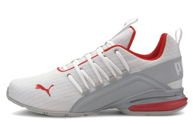 Puma Axelion Block, chaussures de sport décontractées, légères, confortables, en tissu respirant, à tige basse, idéales pour les trajets quotidiens en ville et la course, modèle 193148-02.