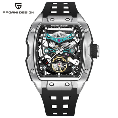 PAGANI DESIGN 2026 42MM New Alien Hollow Back Transparent Movement Luxury Men Watch Sapphire Glass Automatic Men Watches For Men