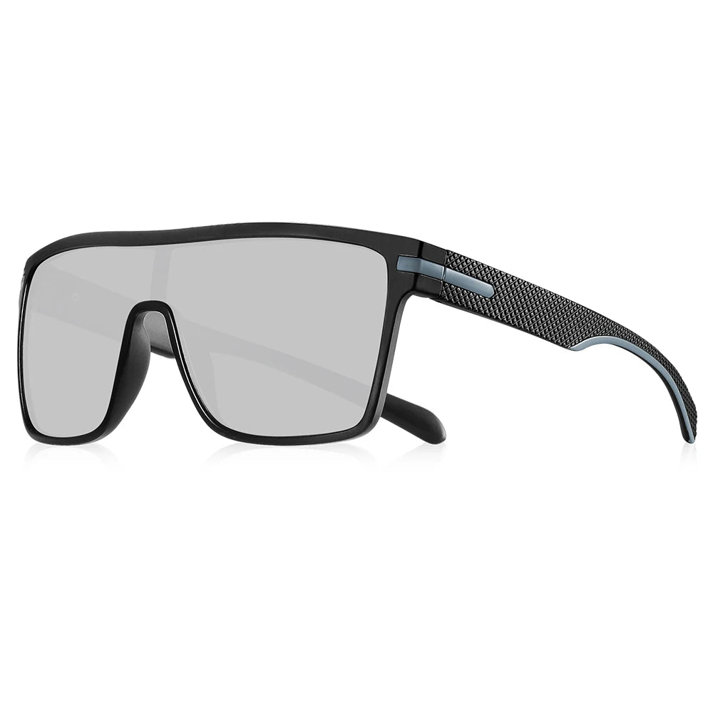 Ochelari de soare polarizați CRIXALIS pentru bărbați, pătrați, supradimensionați, antireflex, pentru șoferi, ochelari de soare cu oglindă, pentru femei, ochelari de protecție UV400, pentru bărbați