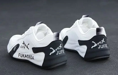 Vattentäta sneakers i PU-läder för män, lediga sportskor, lätta, andningsbara, platta och halkfria tennisskor, Zapatillas Hombre