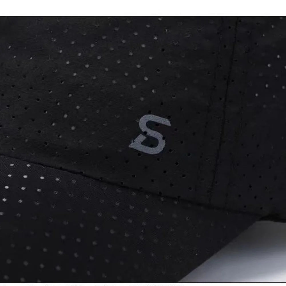 Solid Running Cap Thin Quick Drying Breathable Duck Tongue Outdoor Men's Women Sun Summer Fishing Visor Baseball Cap