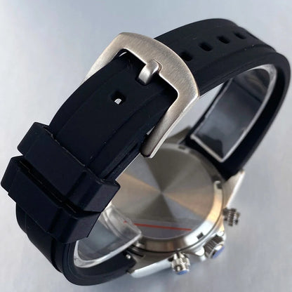 Orologio da uomo Luxury VK63 con movimento al quarzo, cronografo business 39mm in acciaio/oro rosa, datario e quadrante luminoso