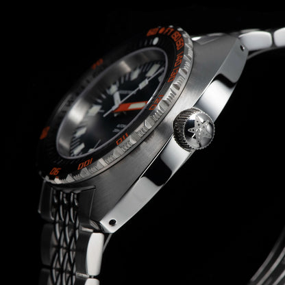 SEESTERN Men Diving Watch Automatic Luminous Date Waterproof Turn Bracelet Wristwatches Retro SUB300T Mechanical Sapphire Glass