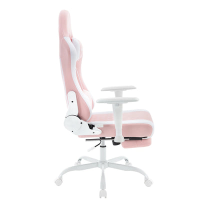 WOLTU Massage Gaming Chair Ergonomic Adjustable Height Office Armchair with Headrest Footrest Swivel Chair Mesh Computer Chair