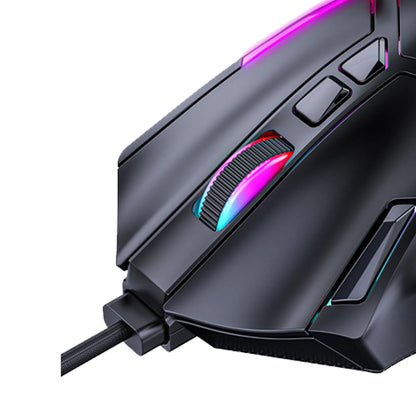 Gaming Mouse RGB Wired Mouse 12800DPI 12 Keys Macro Definition Computer Replacement Accessories Photoelectric Working