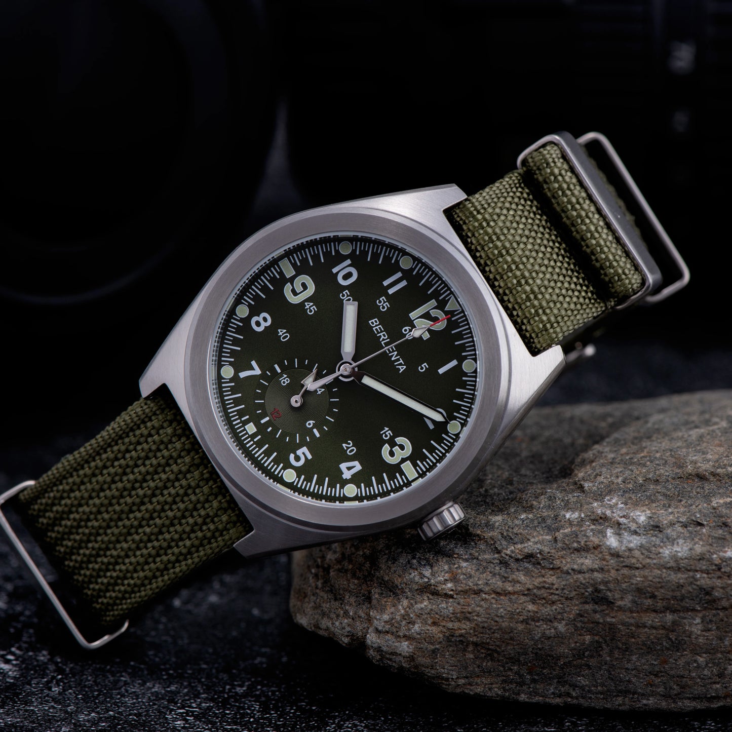 Berlenta VH60 Watch Men 100m Waterproof 316L Steel Wristwatch For Men Top Brand Luxury Male Clock Military Fashion Wrist Wach