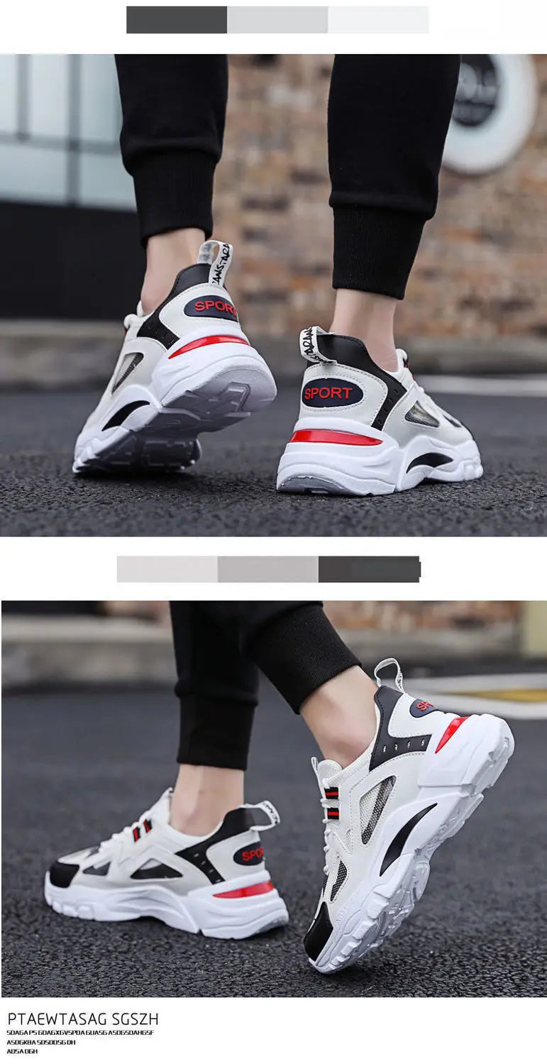 Nové pánské outdoorové volnočasové boty, módní sportovní boty, lehké, pohodlné a prodyšné pánské boty