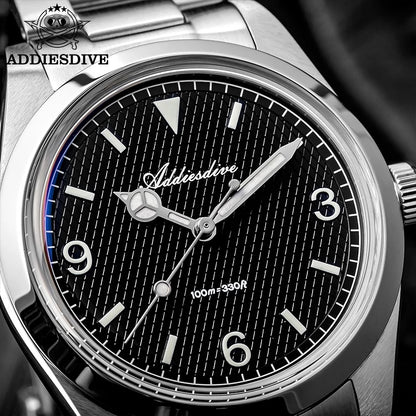 ADDIESDIVE 2025 NEW Watch For Men 316L Stainless Steel 10Bar Diving Luminous AD2096 Luxury Gift Quartz Wristwatch reloj hombre