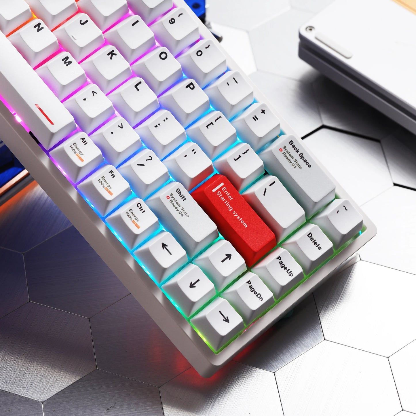 Everglide AE68 Pro Gaming Keyboard 8000Hz Polling Rate High Performance 0.001mm Rapid Trigger ADC Direct Link Dual RGB Lamp