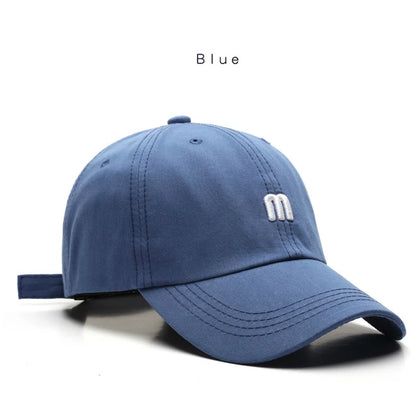 Fashion 100% Cotton Baseball Cap for Men and Women Letters Embroidered Snapback Hat Summer Sun Caps Unisex Casual Hip Hop Hats