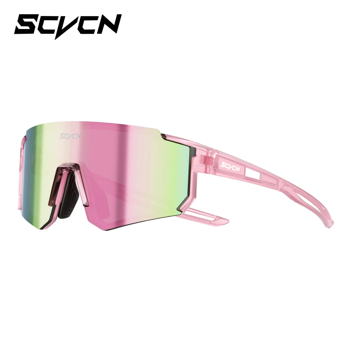 SCVCN Ochelari de soare sportivi pentru fete, ochelari de ciclism pentru copii, ochelari fotocromatici UV400, ochelari de baseball pentru băieți, ochelari pentru activități în aer liber, ochelari de soare pentru alergare și drumeții