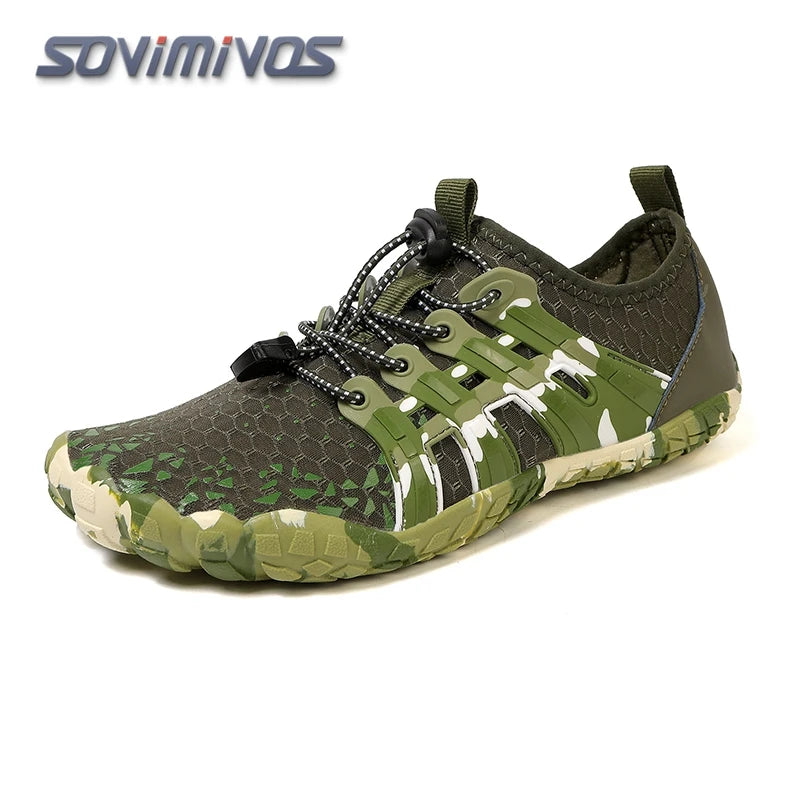 Men's Trail Running Shoes, Lightweight Athletic Zero Drop Barefoot Shoes Non-Slip Outdoor Walking Minimalist Shoes for Women